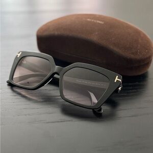 Tom Ford oversized sunglasses with original case.